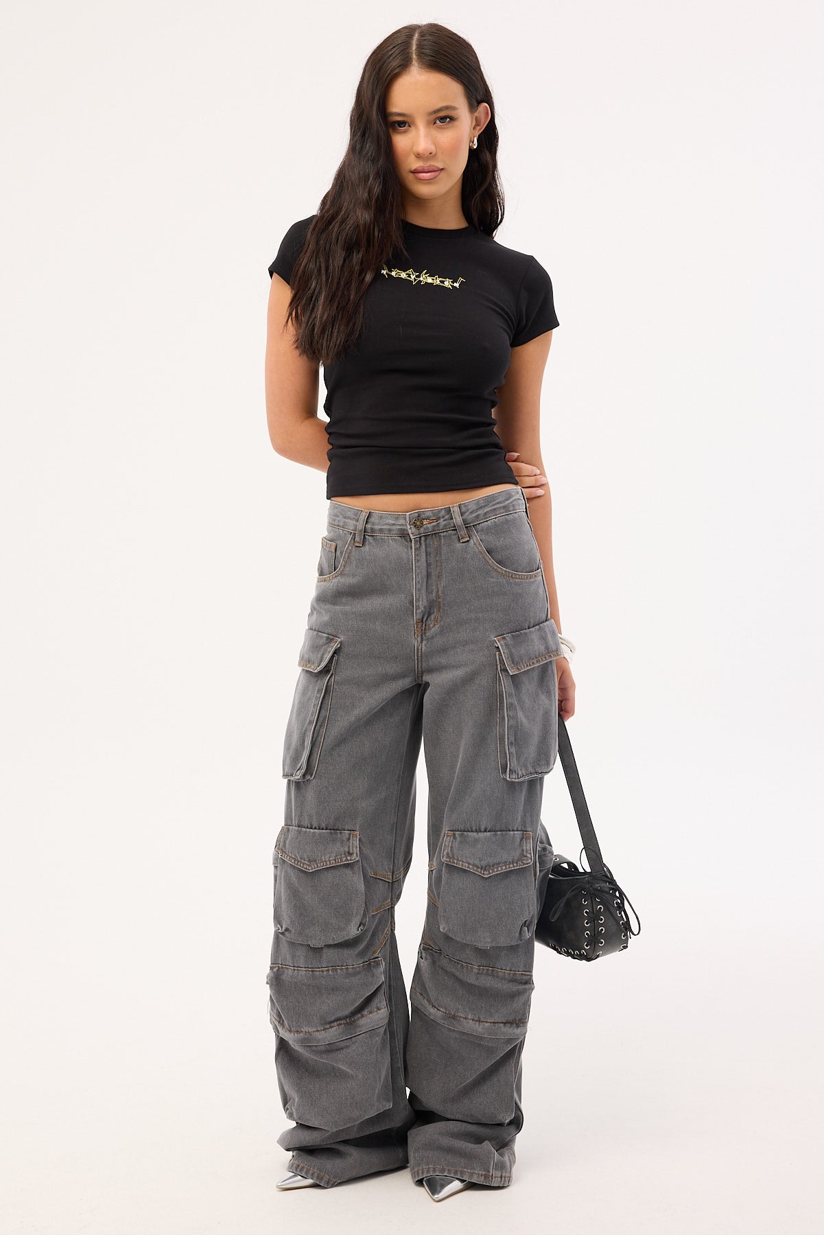 Lioness Smokeshow Jean Washed Grey