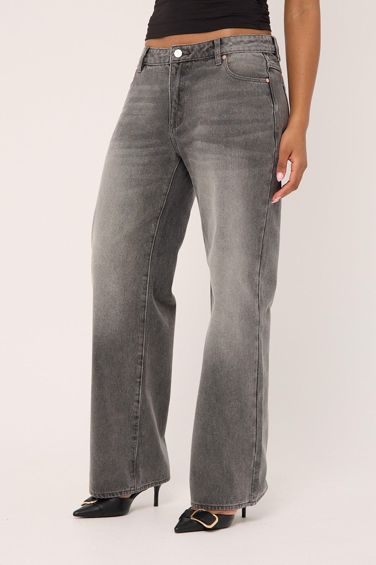 Abrand 99 Low Baggy Jean Grey