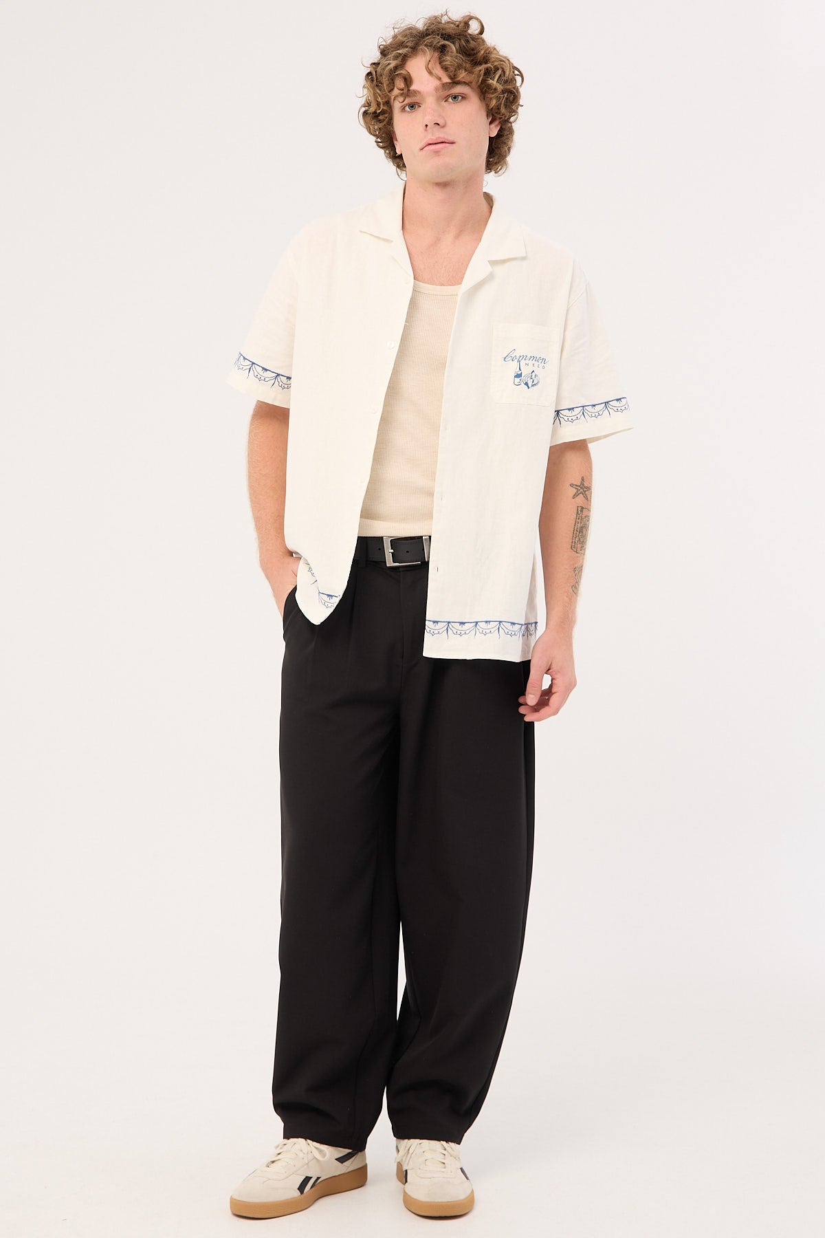 Common Need Gnocchi Resort Shirt White